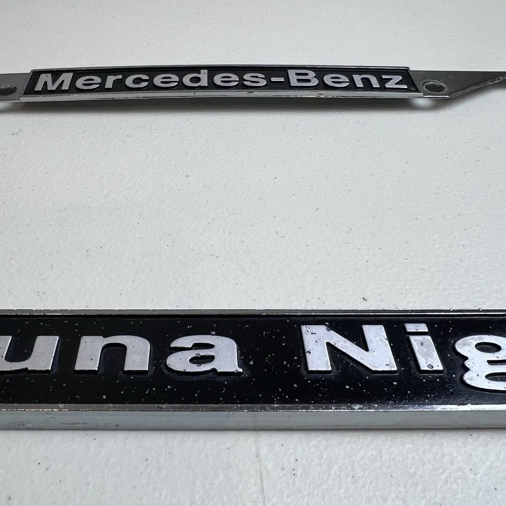 Laguna Nigel Mercedes Benz Car Dealership License‎ Plate Frame Metal 2
